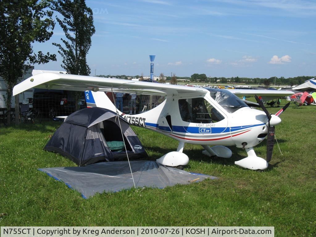 N755CT, 2006 Flight Design CTSW C/N 06-11-18, EAA AirVenture 2010