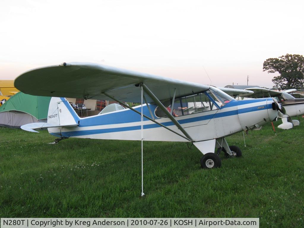 N280T, 1953 Piper PA-18 C/N 18-2394, EAA AirVenture 2010