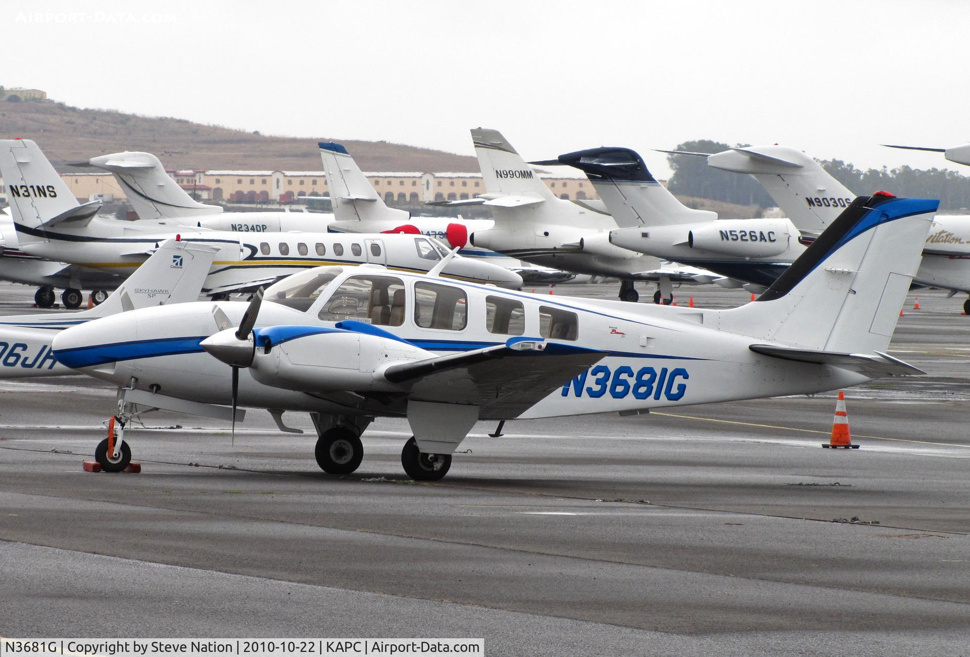 N3681G, 1980 Beech 58 Baron C/N TH-1157, 1980 Beech 58 visiting from KMRY