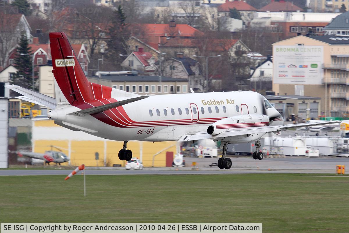 SE-ISG, 1989 Saab 340B C/N 340B-162, Golden Air operates the route from Trollhättan under it's own brand.