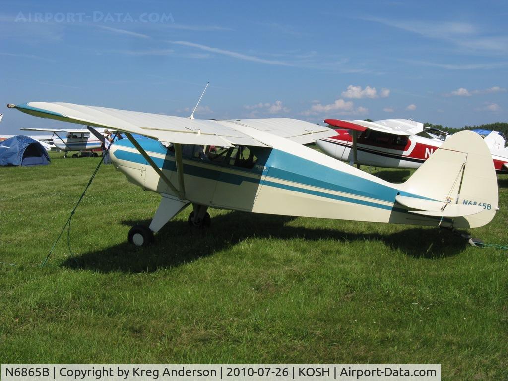 N6865B, 1956 Piper PA-22-150 C/N 22-4165, EAA AirVenture 2010