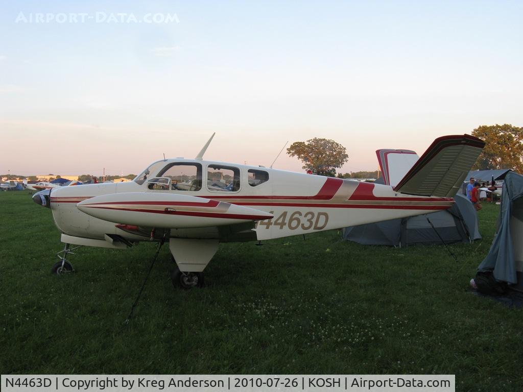 N4463D, 1956 Beech G35 Bonanza C/N D-4645, EAA AirVenture 2010
