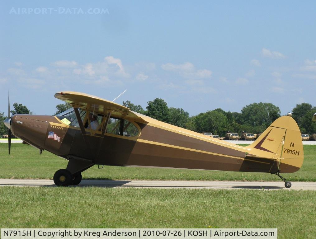 N7915H, 1946 Piper PA-12 Super Cruiser C/N 12-819, EAA AirVenture 2010