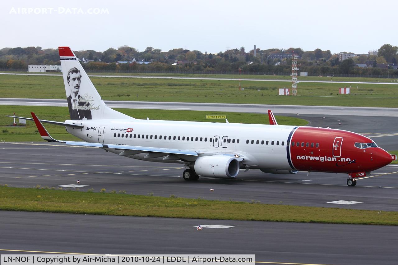 LN-NOF, 2008 Boeing 737-86N C/N 36809, Norwegian Air, Boeing 737-86N (WL), CN: 36809/2647