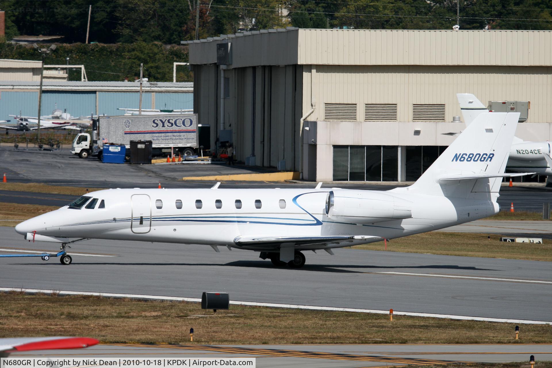 N680GR, 2008 Cessna 680 Citation Sovereign C/N 680-0210, KPDK NBAA 2010