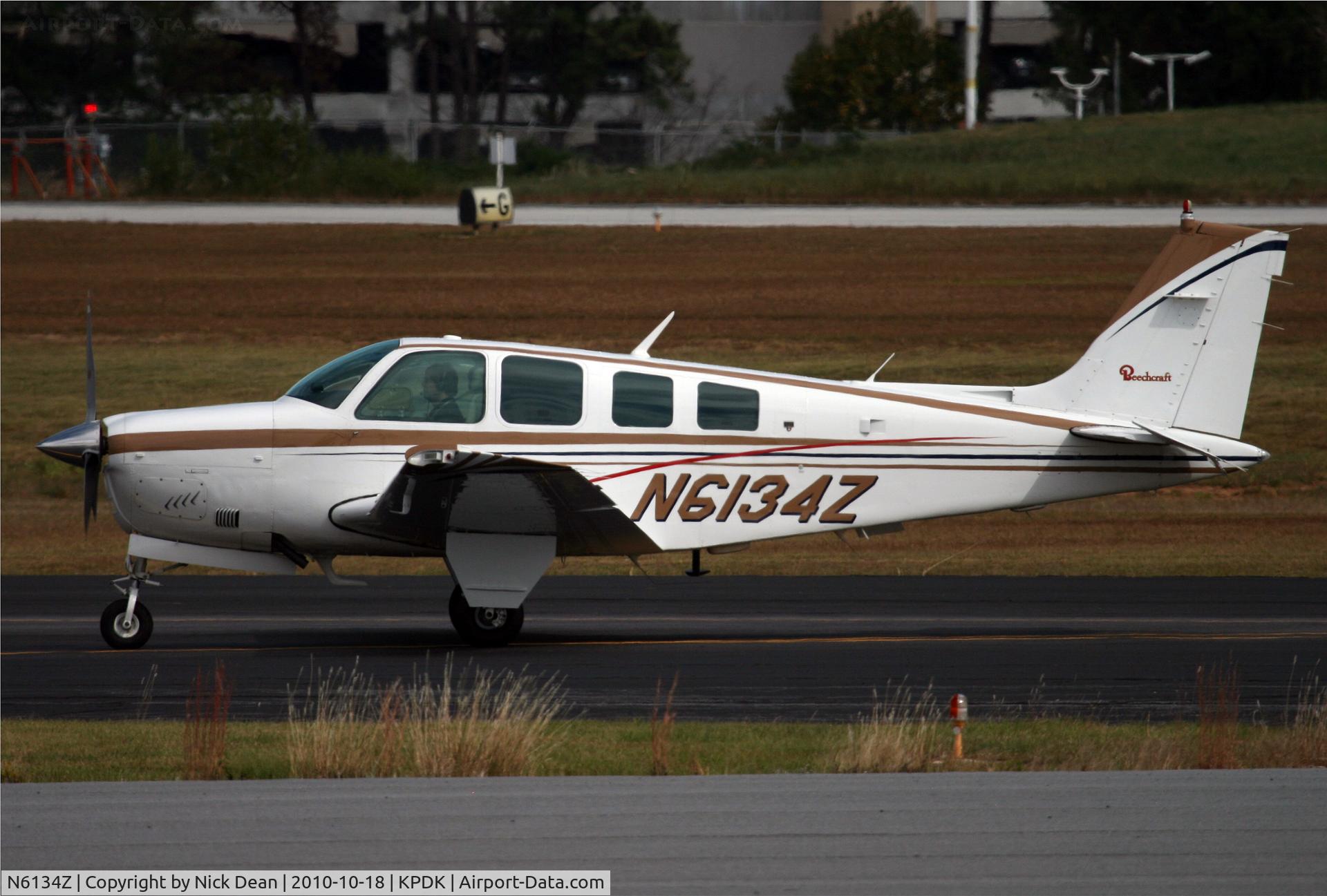N6134Z, 1981 Beech A36 Bonanza 36 C/N E-1952, KPDK NBAA 2010