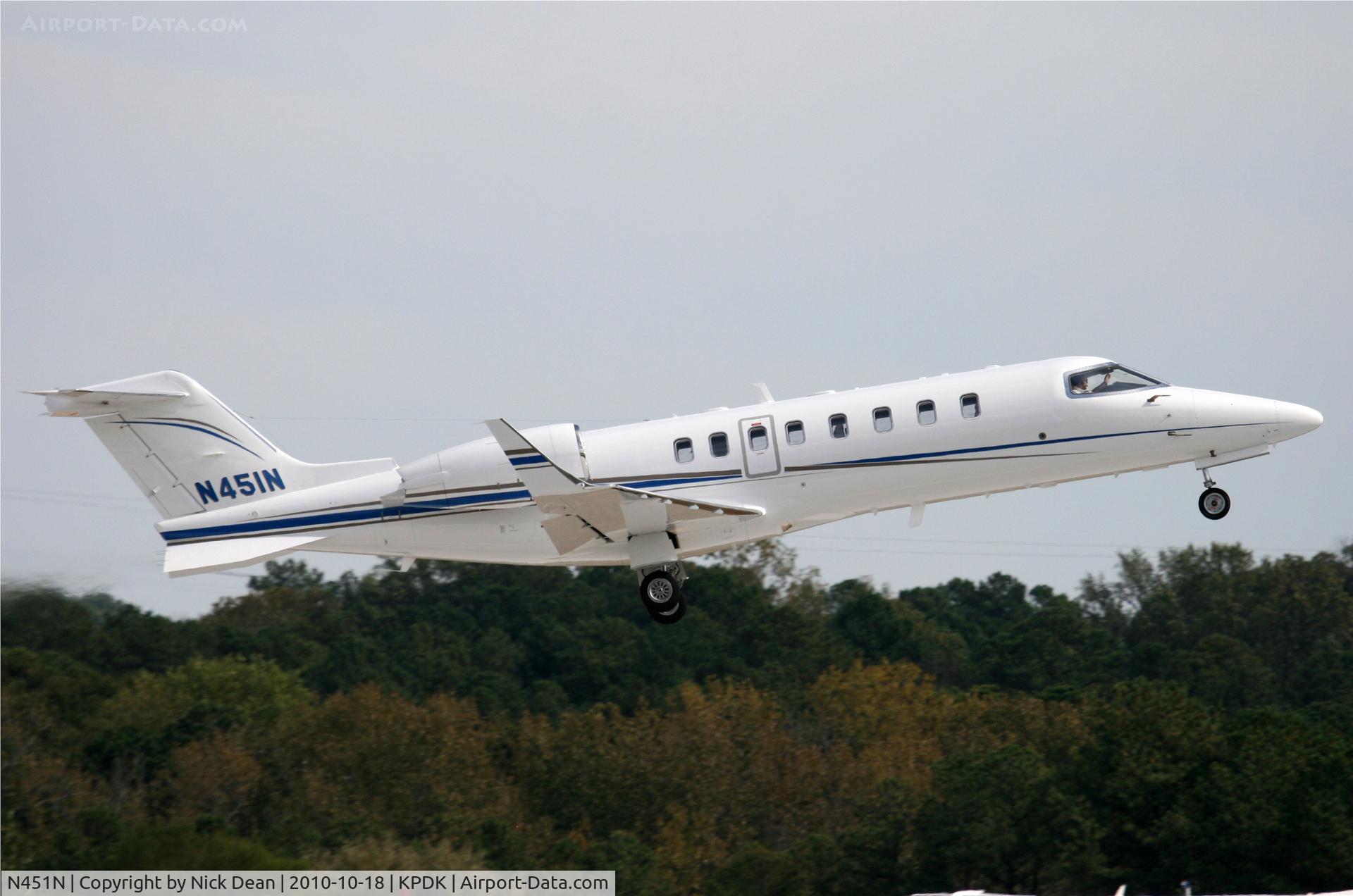 N451N, Learjet Inc 45 C/N 230, KPDK NBAA 2010