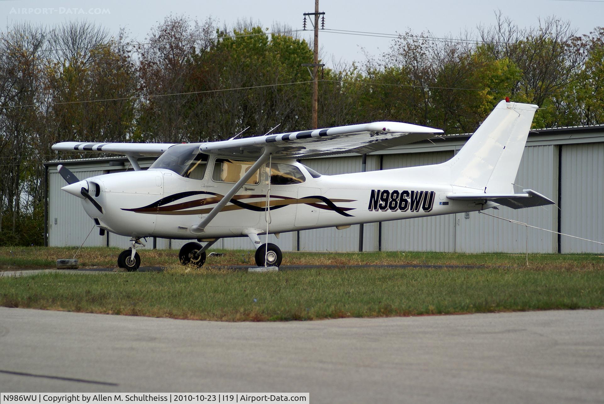 N986WU, 1998 Cessna 172R C/N 17280535, 1998 Cessna 172R