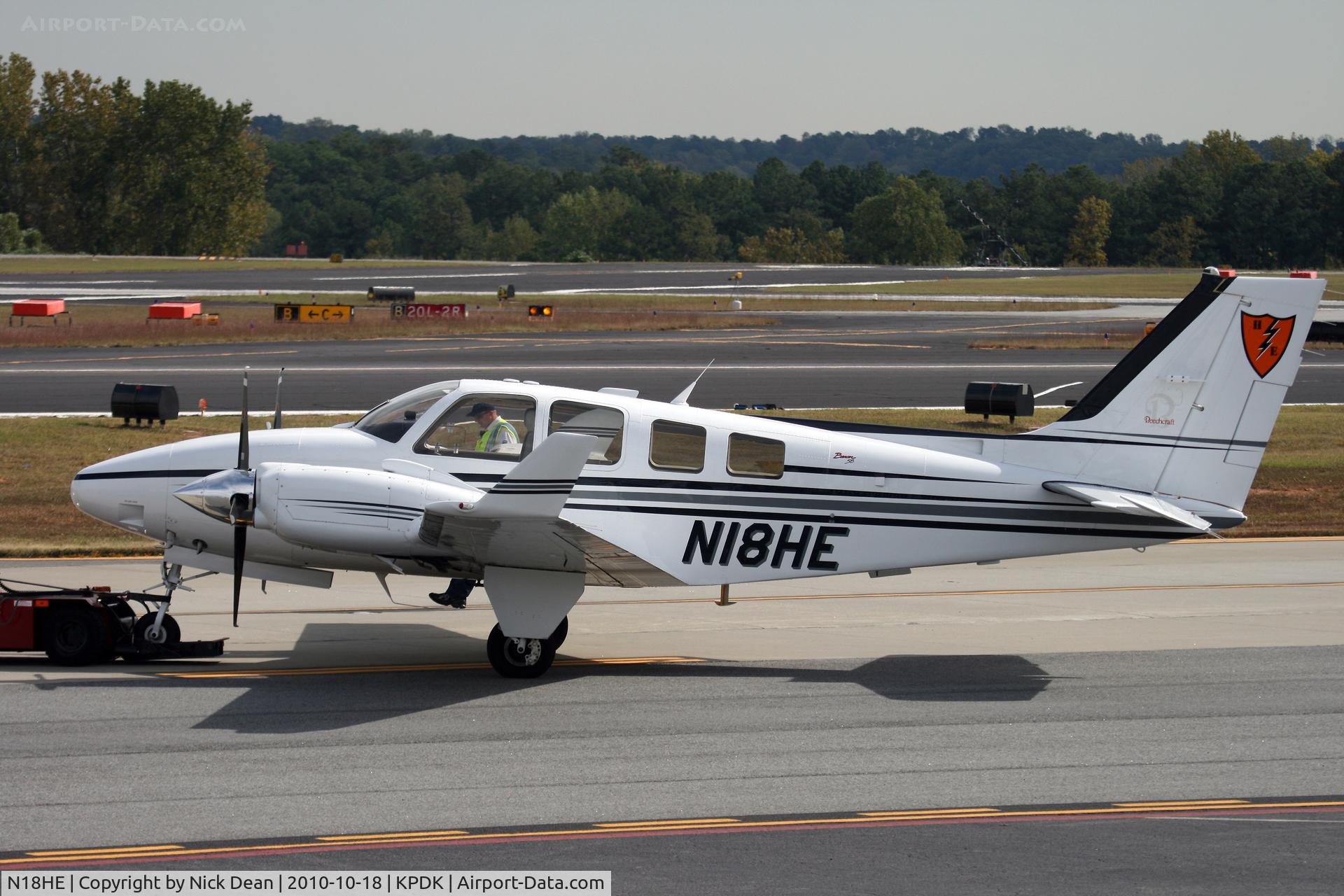 N18HE, Raytheon Aircraft Company 58 C/N TH-2122, KPDK NBAA 2010