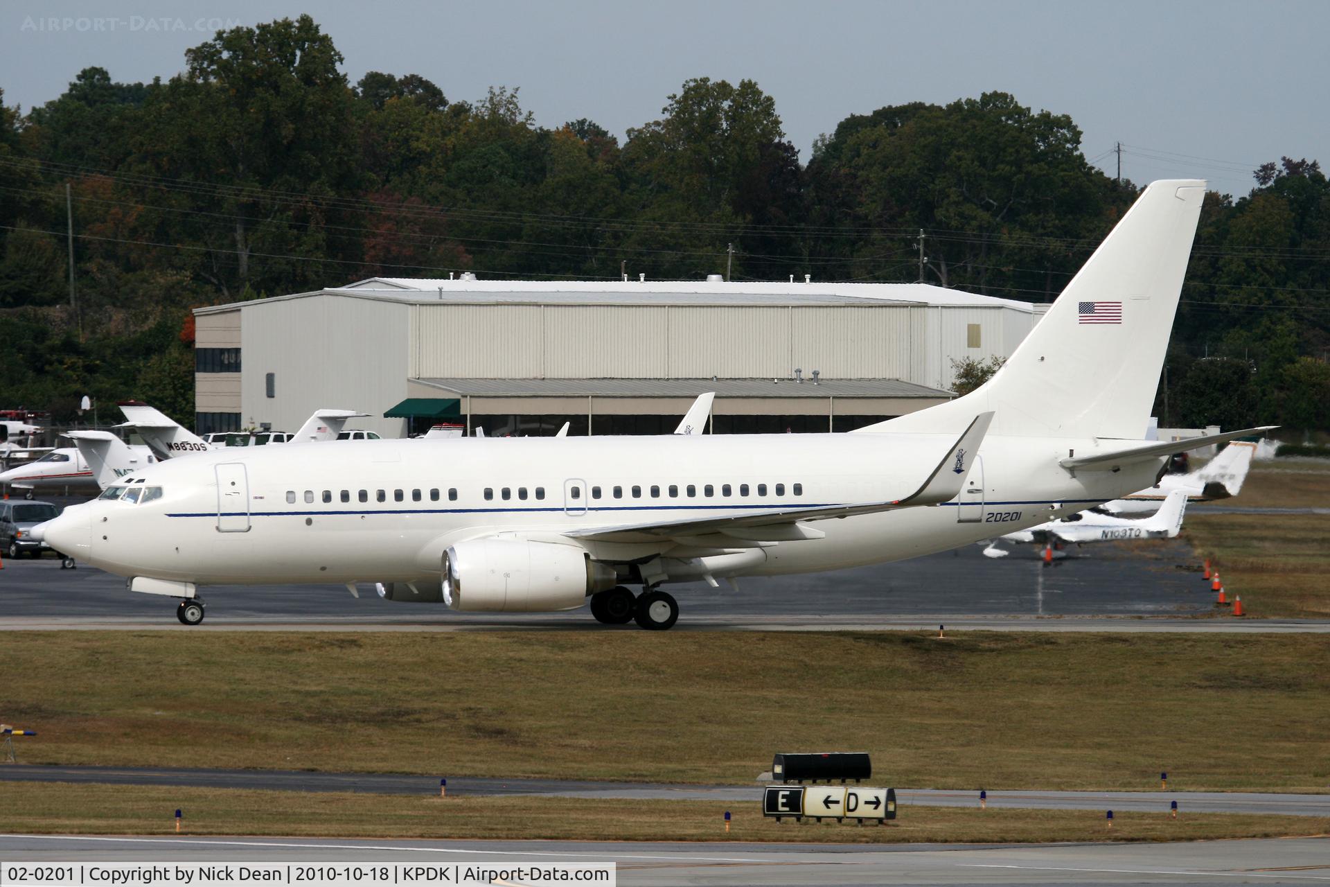 02-0201, 2000 Boeing C-40C Clipper (737-7BC BBJ) C/N 30755, KPDK NBAA 2010