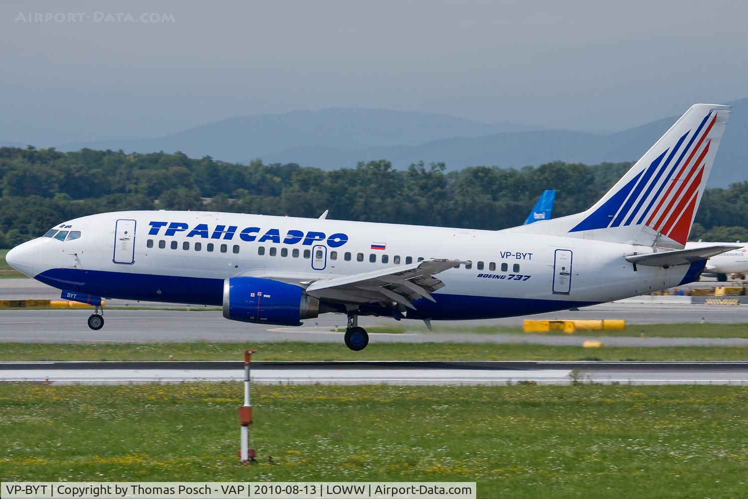 VP-BYT, 1998 Boeing 737-524 C/N 28928, Transaero Airlines