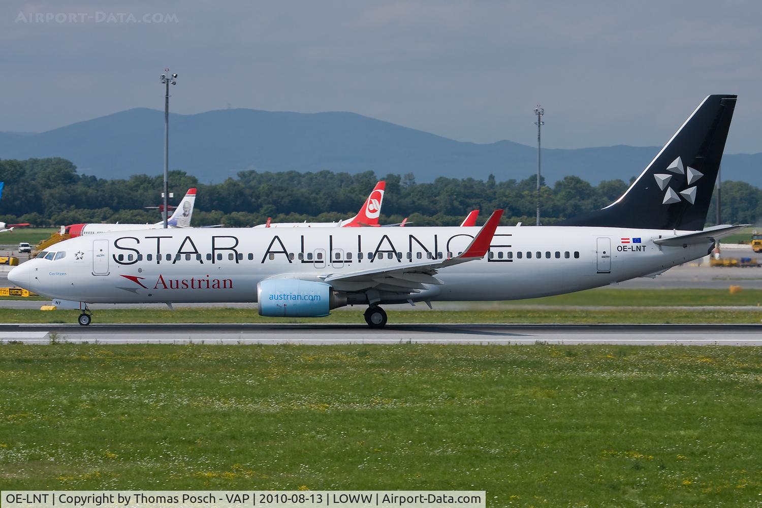 OE-LNT, 2006 Boeing 737-8Z9 C/N 33834, Austrian Airlines