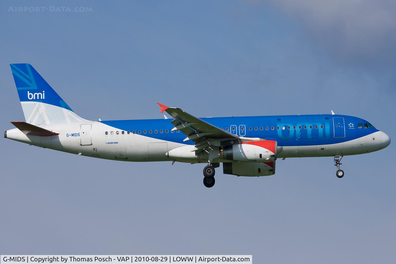 G-MIDS, 2001 Airbus A320-232 C/N 1424, BMI British Midland