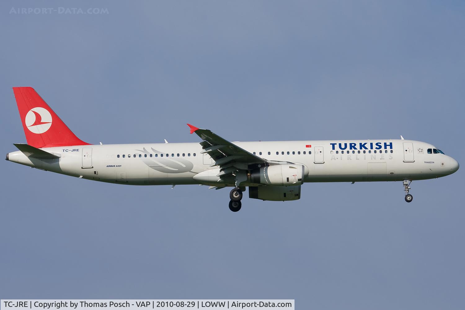 TC-JRE, 2007 Airbus A321-231 C/N 3126, Turkish Airlines