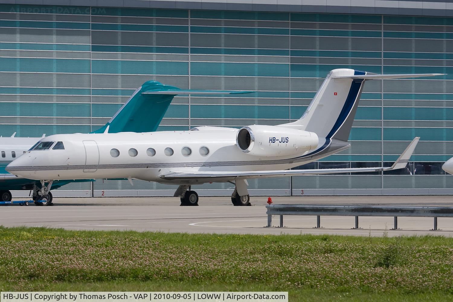 HB-JUS, 2008 Gulfstream Aerospace GIV-X (G450) C/N 4123, Swiss Jet