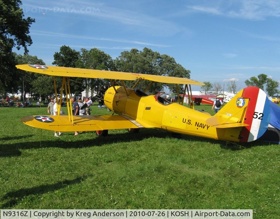 N9316Z, 1941 Naval Aircraft Factory N3N-3 C/N 1994, EAA AirVenture 2010