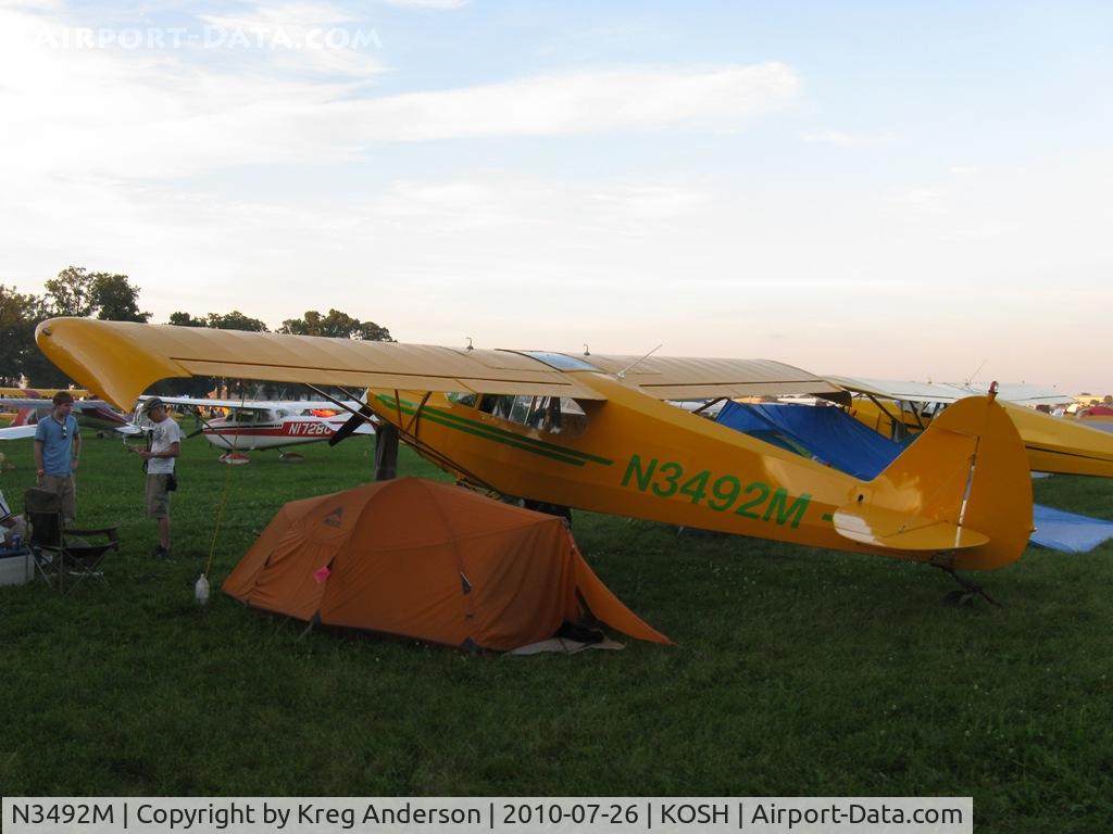 N3492M, 1947 Piper PA-12 Super Cruiser C/N 12-2336, EAA AirVenture 2010