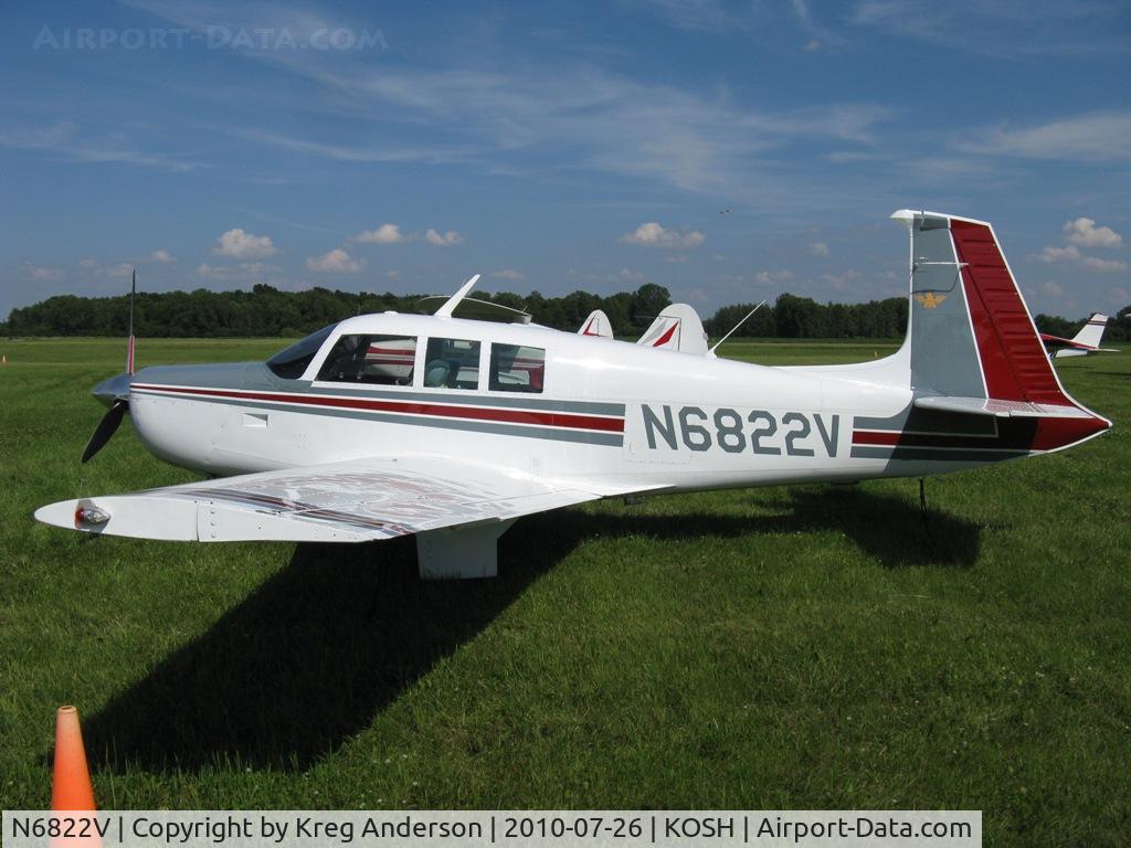 N6822V, 1971 Aerostar M-20F Aerostar 220 C/N 22-0007, EAA AirVenture 2010