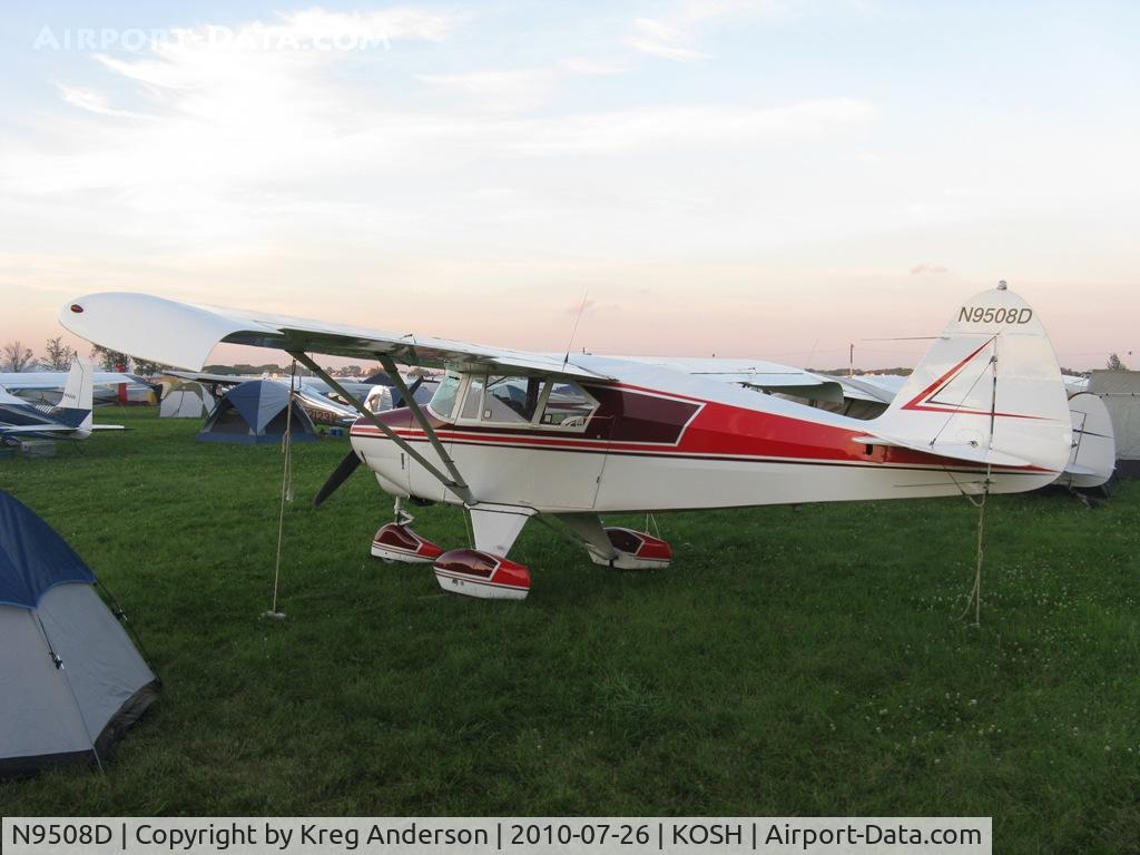 N9508D, 1958 Piper PA-22-160 Tri Pacer C/N 22-6423, EAA AirVenture 2010