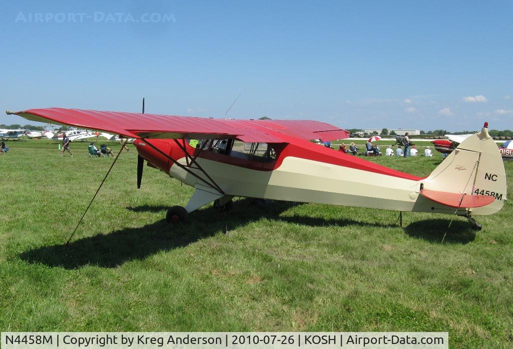 N4458M, 1947 Piper PA-12 Super Cruiser C/N 12-3413, EAA AirVenture 2010