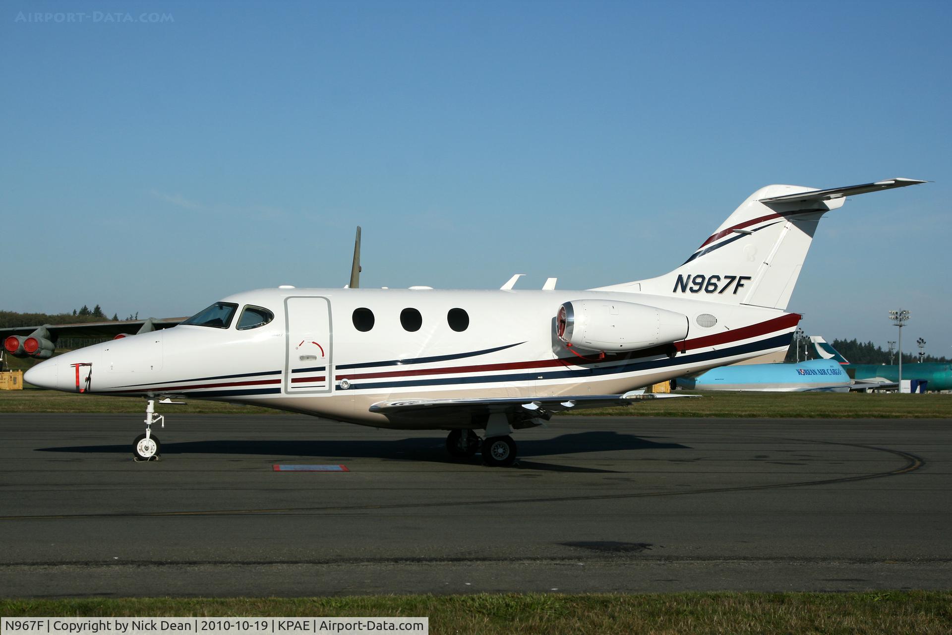 N967F, Raytheon Aircraft Company 390 C/N RB-133, KPAE