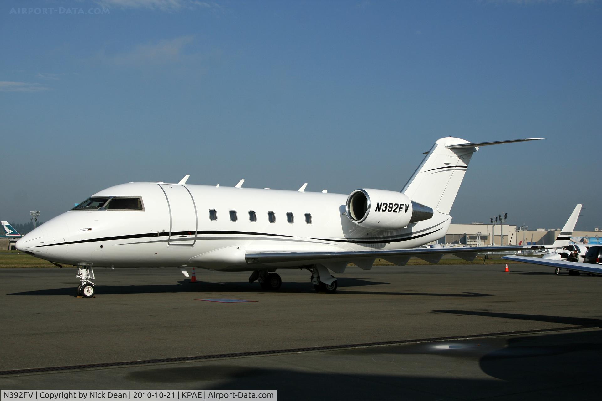 N392FV, 1984 Canadair CL-600-2A12 Challenger 601 C/N 3032, KPAE