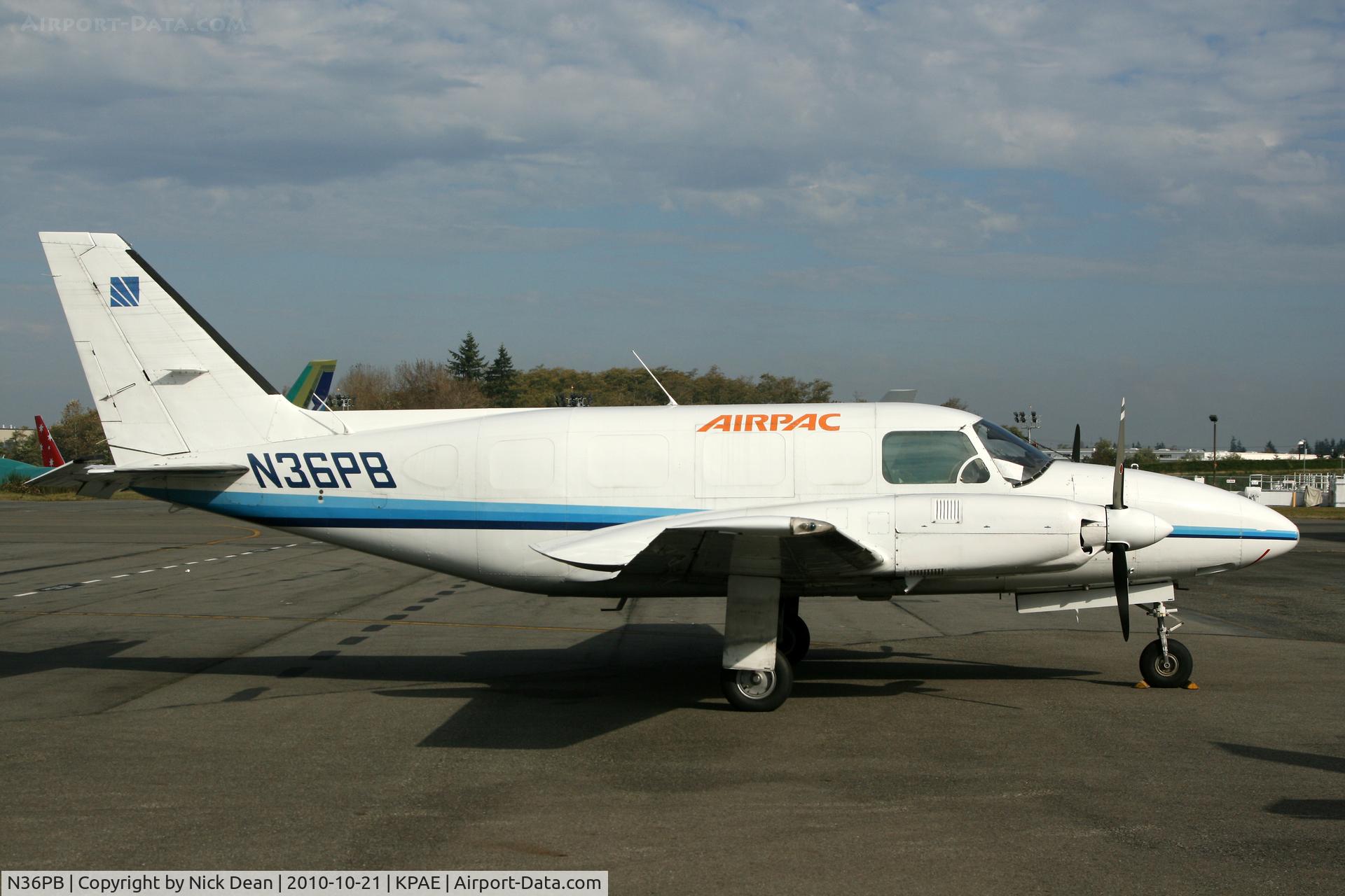 N36PB, 1973 Piper PA-31-350 Chieftain C/N 31-7405128, KPAE
