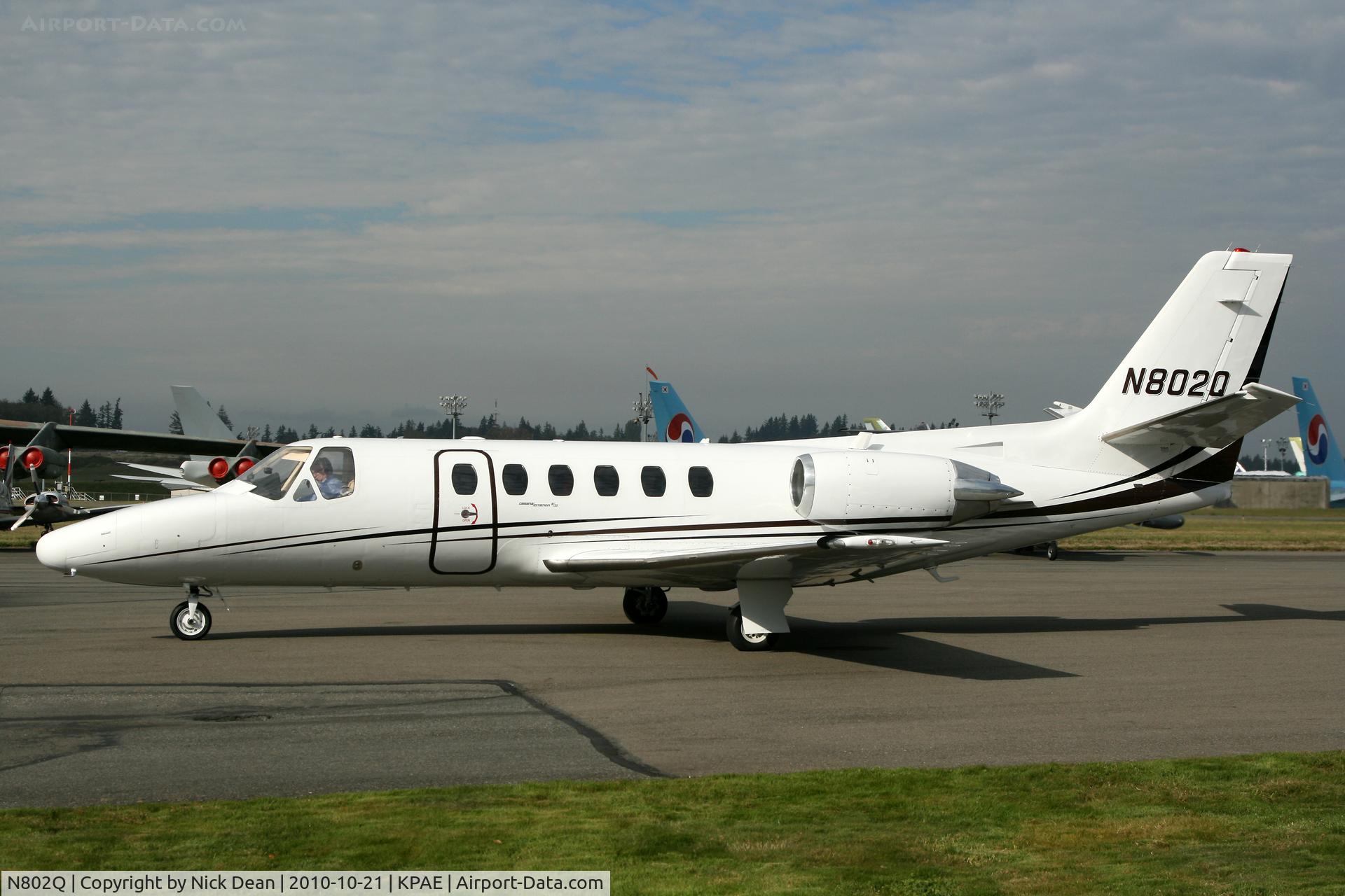 N802Q, 1988 Cessna S550 Citation IIS Citation IIS C/N S550-0157, KPAE