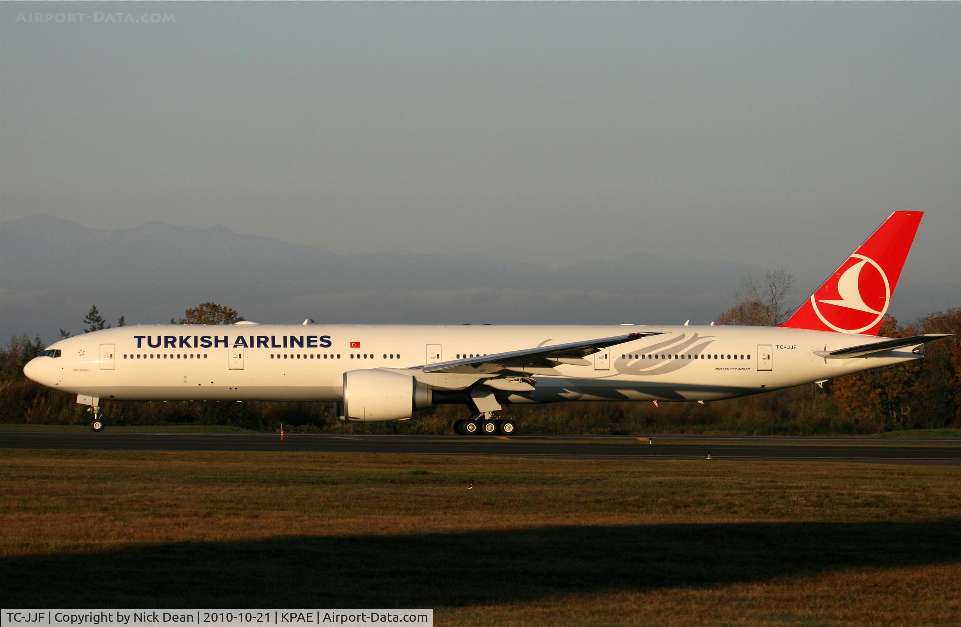 TC-JJF, 2010 Boeing 777-3F2/ER C/N 40708, KPAE Boeing 127 departing on an early test flight