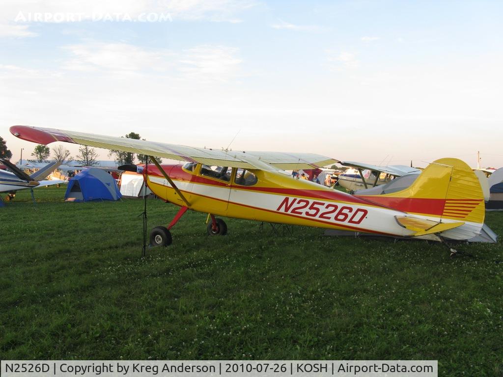 N2526D, 1956 Cessna 170B C/N 20678, EAA AirVenture 2010