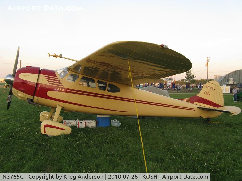 N3765G, 1948 Cessna 190 C/N 7101, EAA AirVenture 2010