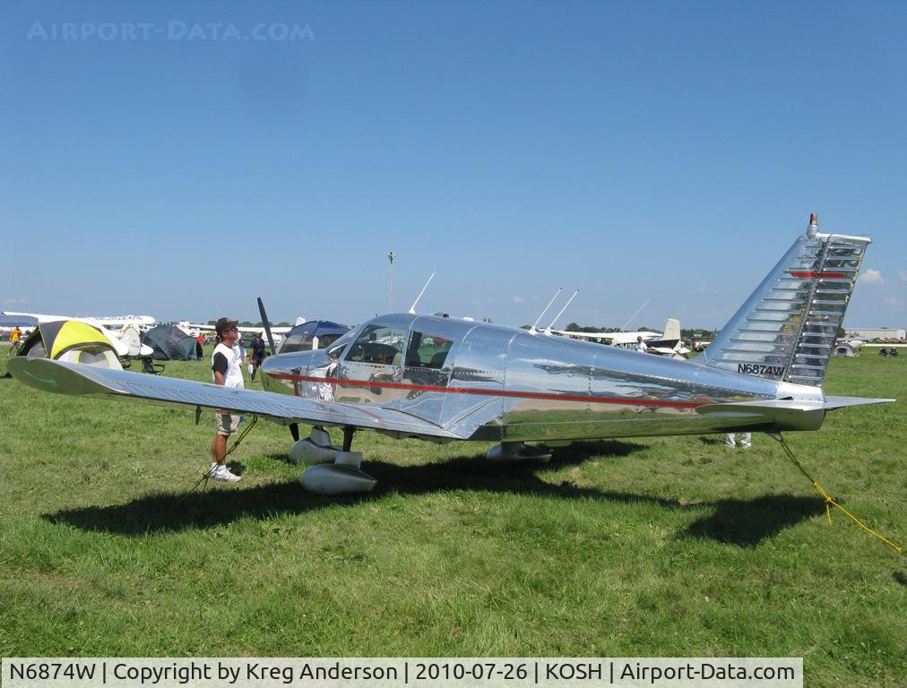 N6874W, 1965 Piper PA-28-140 Cherokee C/N 28-21030, EAA AirVenture 2010