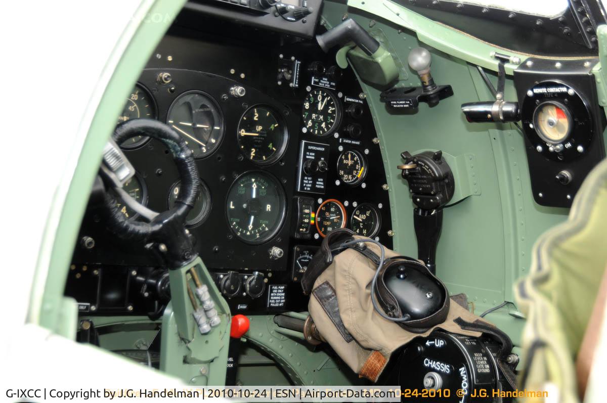 G-IXCC, 1944 Supermarine 361 Spitfire LF.IXe C/N CBAF.9590, PL344 cockpit