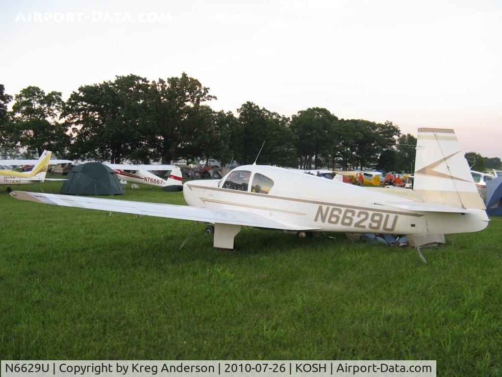 N6629U, 1963 Mooney M20D Master C/N 124, EAA AirVenture 2010