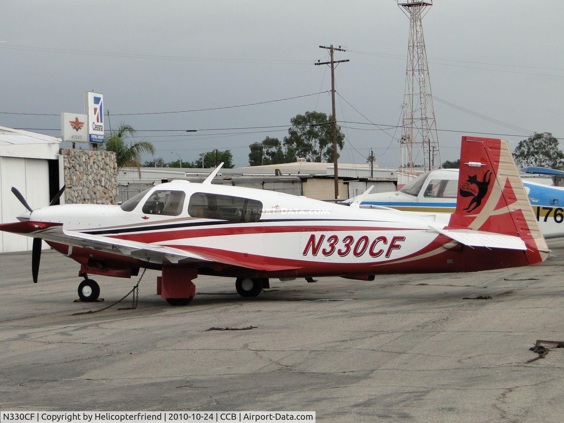 N330CF, 2007 Mooney M20TN Acclaim C/N 31-0067, Parked at Foothill Sales & Service