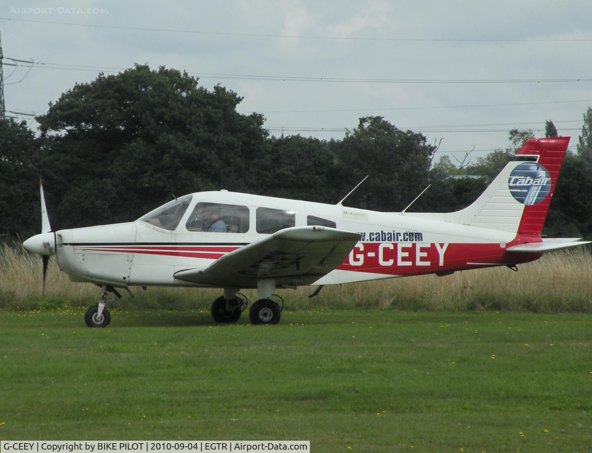 G-CEEY, 2002 Piper PA-28-161 Warrior III C/N 2842168, Cabair trainer.