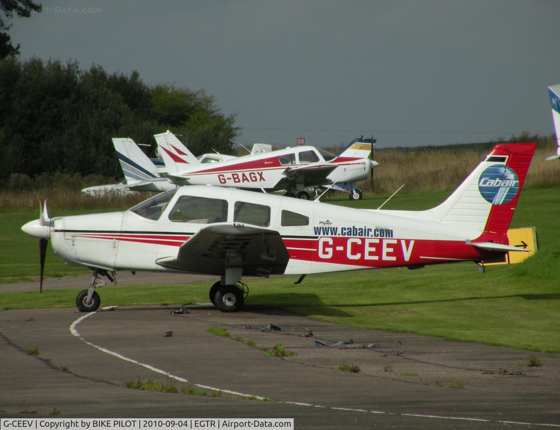 G-CEEV, 2002 Piper PA-28-161 Cherokee Warrior III C/N 2842162, Cabair trainer.