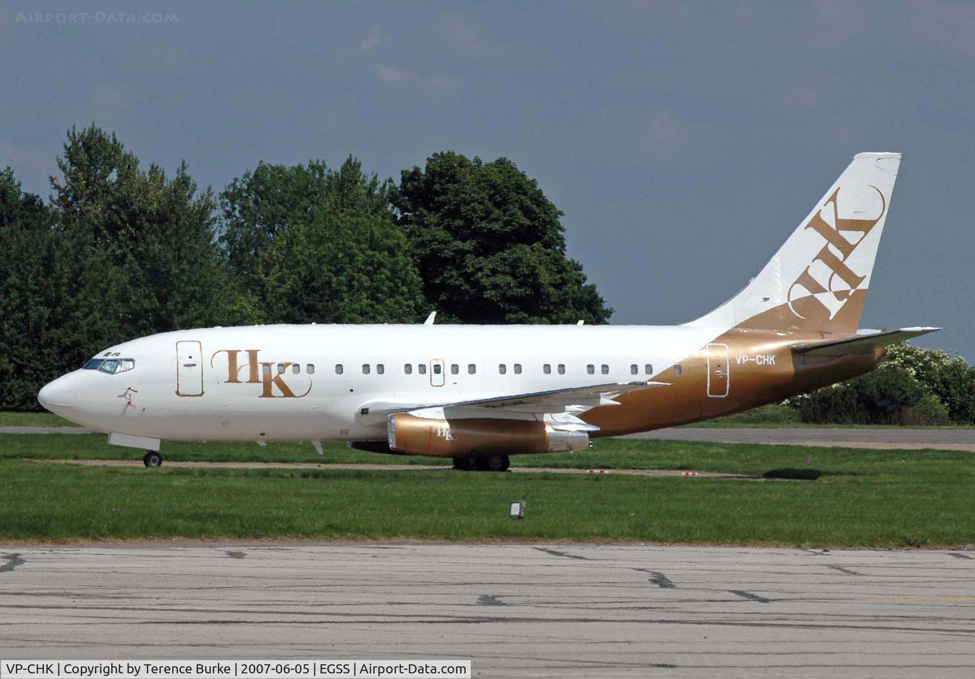 VP-CHK, 1979 Boeing 737-2S9 C/N 21957, Stansted