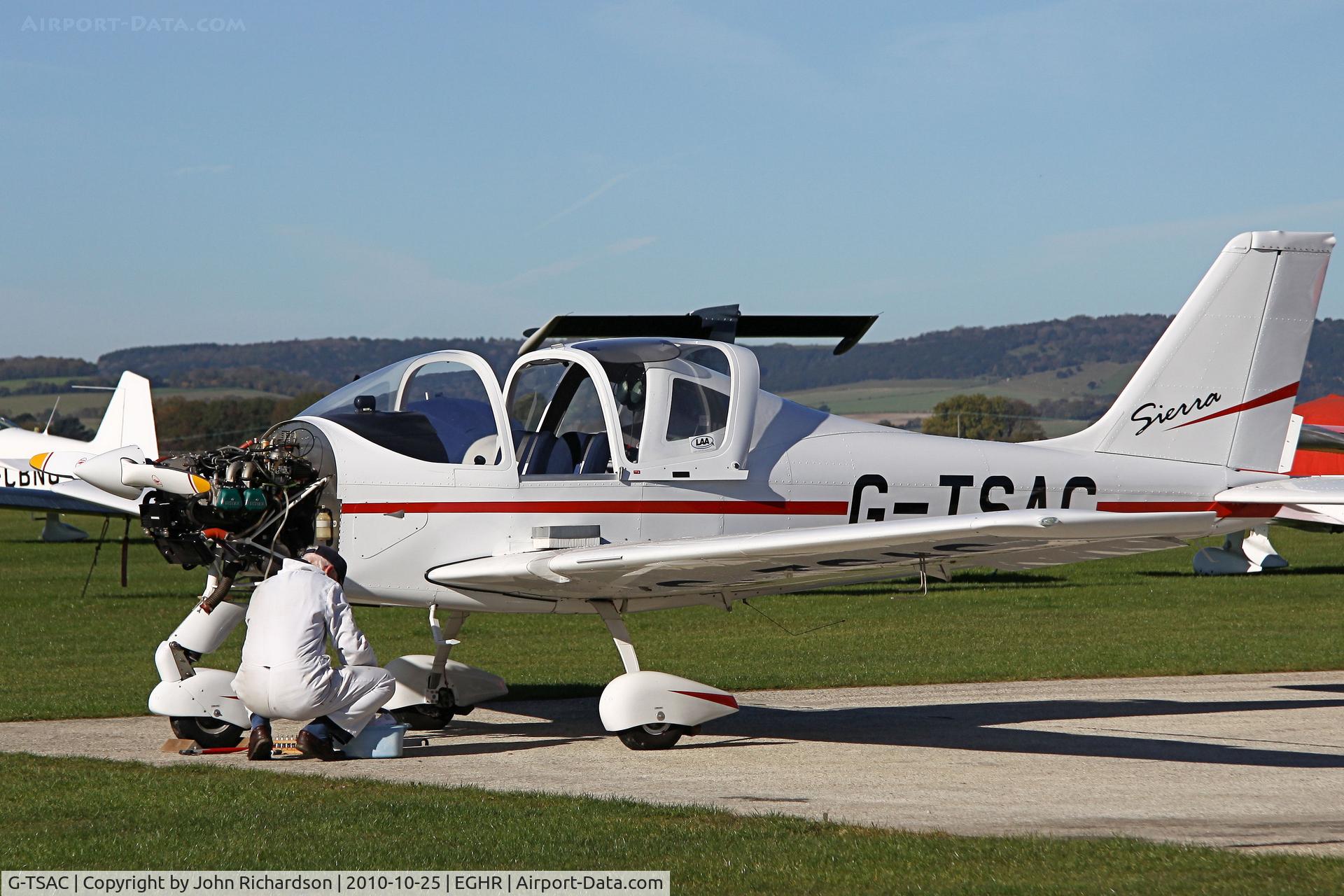 G-TSAC, 2008 Tecnam P-2002EA Sierra C/N PFA 333-14611, Undergoing engine maintenance