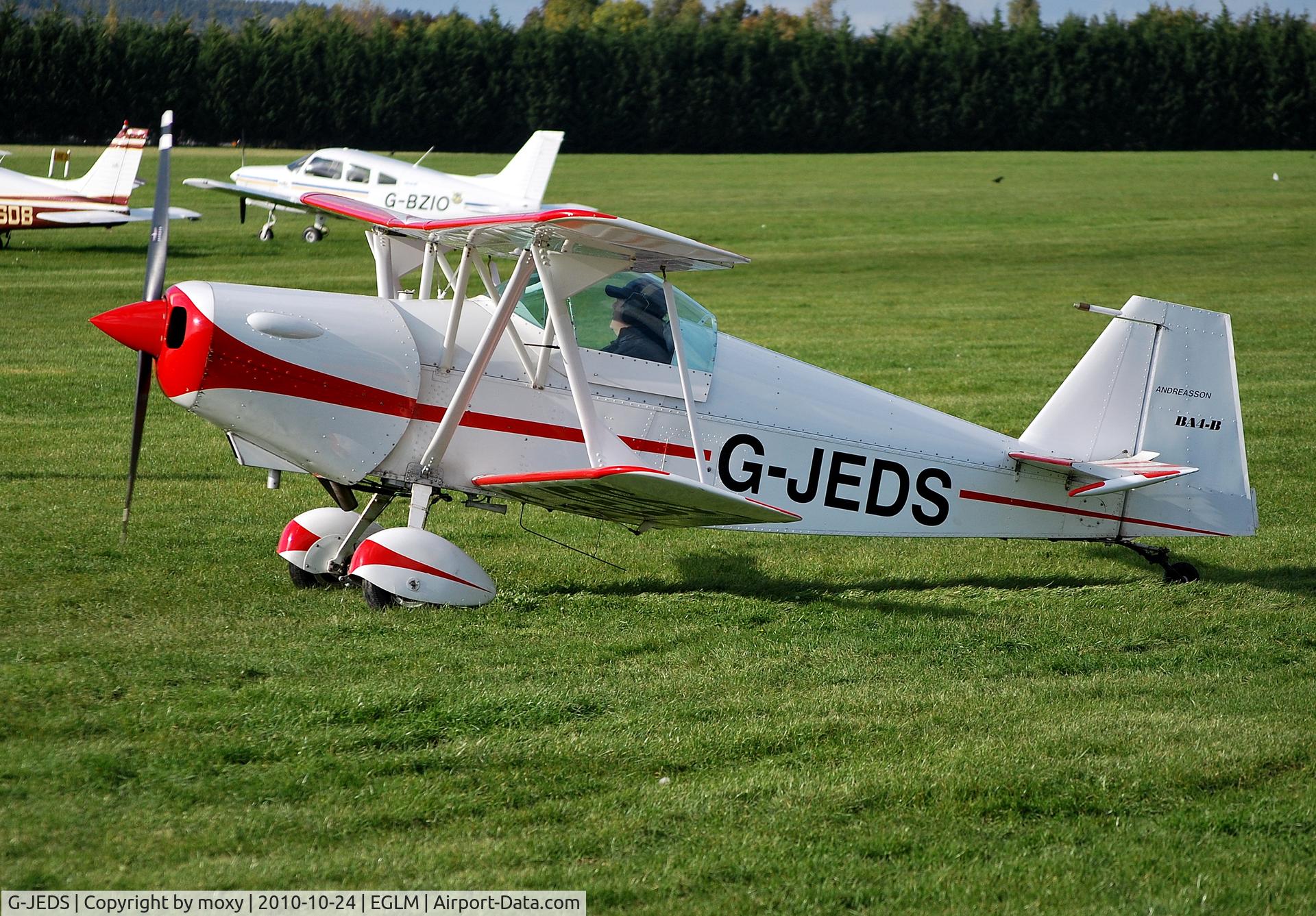 G-JEDS, 1993 Andreasson BA-4B C/N PFA 038-10158, Andreasson BA4B at White Waltham.