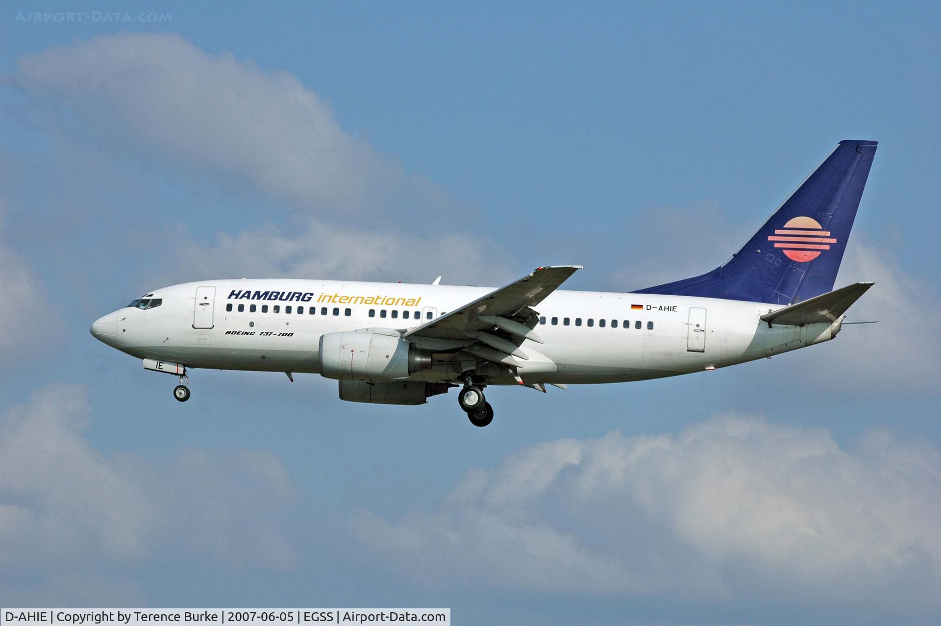 D-AHIE, 1999 Boeing 737-73S C/N 29081, For 