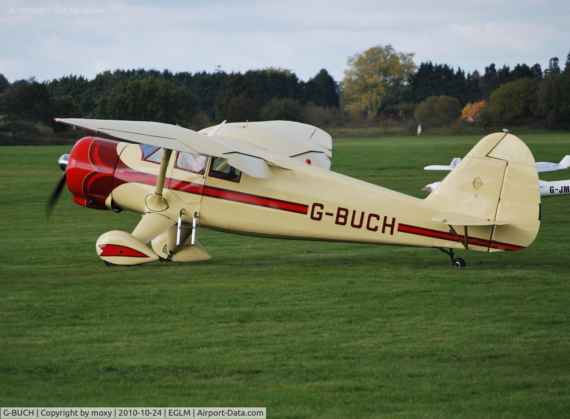G-BUCH, 1943 Stinson V77 (AT-19) Reliant C/N 77-381, Stinson V-77 Reliant at White Waltham. Ex N9570H