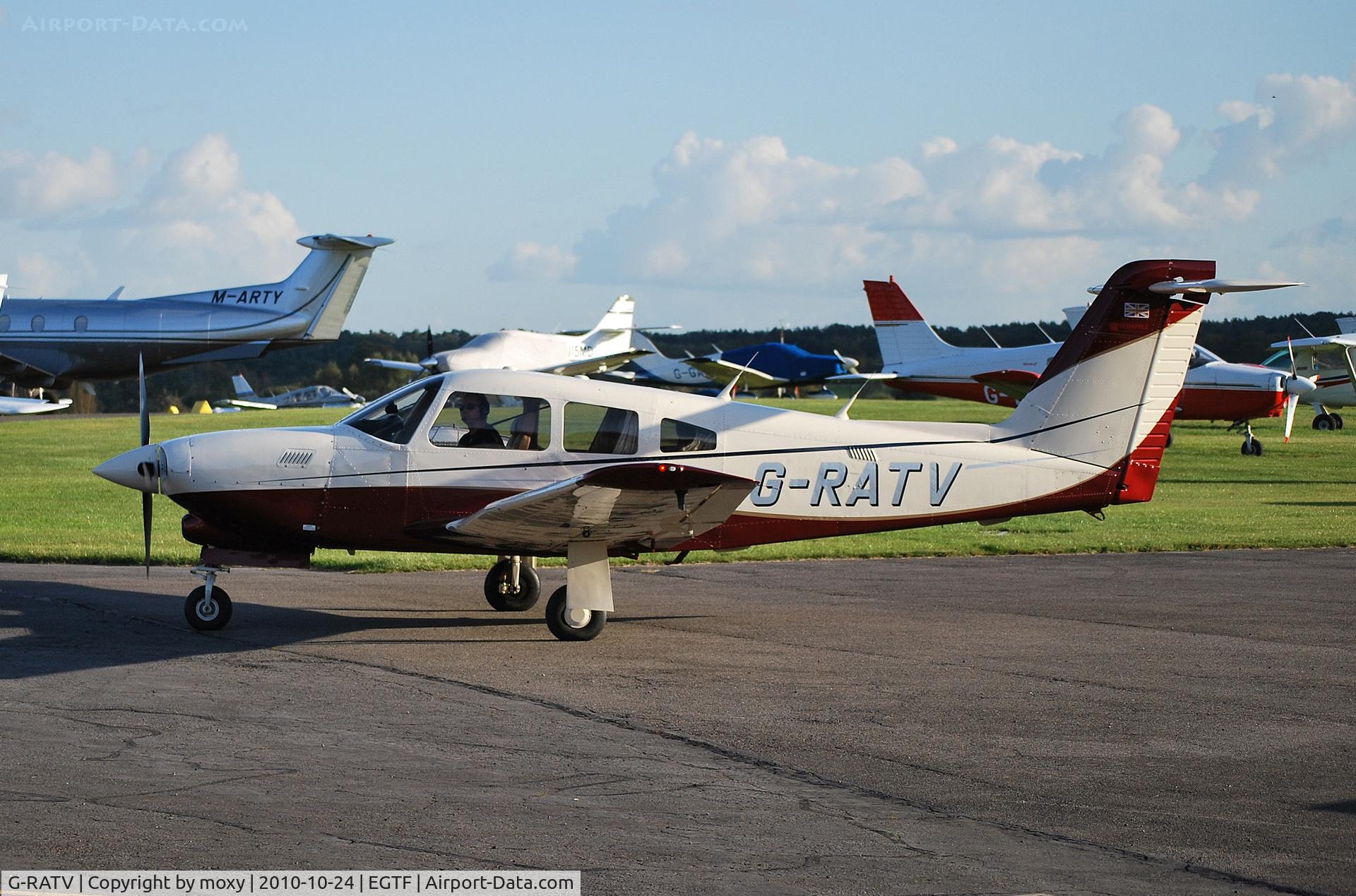 G-RATV, 1983 Piper PA-28RT-201T Turbo Arrow IV Arrow IV C/N 28R-8431005, Turbo Cherokee Arrow IV at Fairoaks