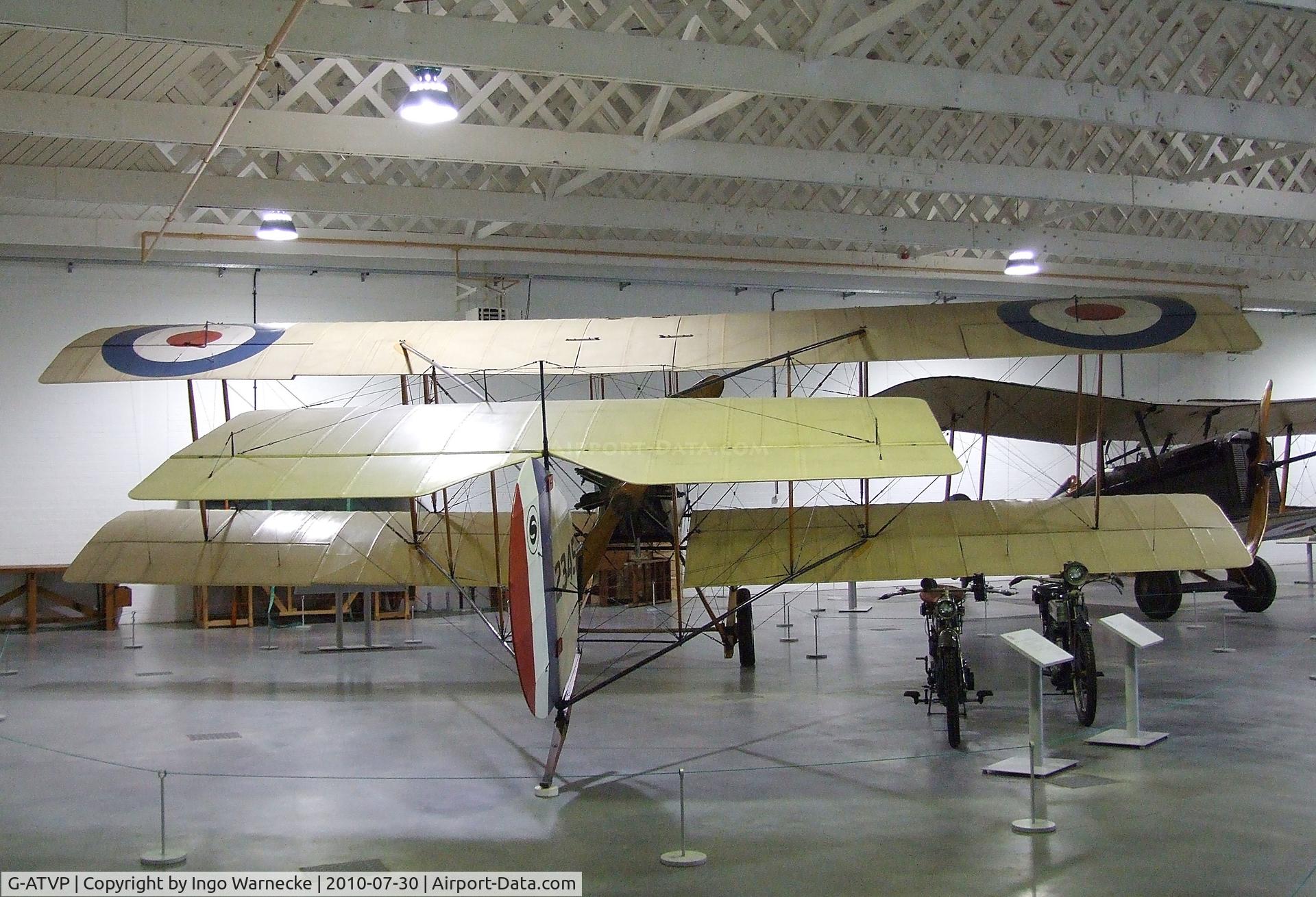 G-ATVP, 1966 Vickers FB.5 Gunbus (Replica) C/N FB5, Vickers F.B.5 Gunbus replica at the RAF Museum, Hendon