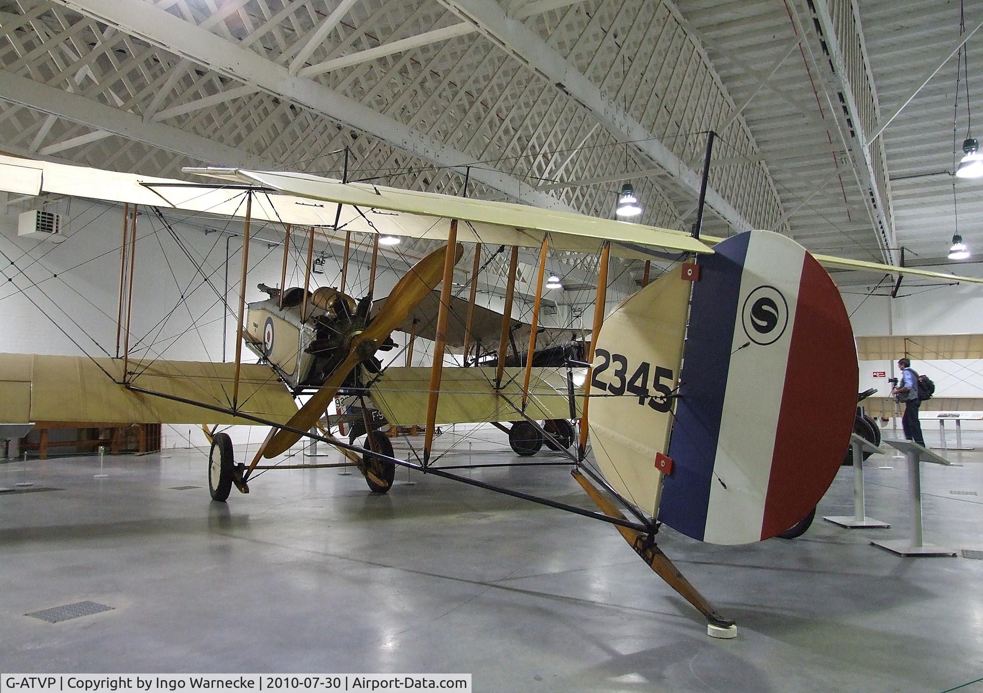 G-ATVP, 1966 Vickers FB.5 Gunbus (Replica) C/N FB5, Vickers F.B.5 Gunbus replica at the RAF Museum, Hendon