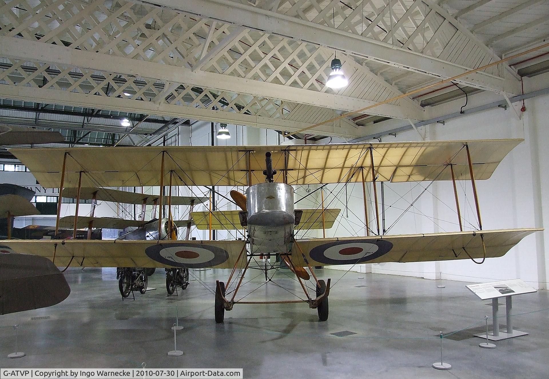 G-ATVP, 1966 Vickers FB.5 Gunbus (Replica) C/N FB5, Vickers F.B.5 Gunbus replica at the RAF Museum, Hendon