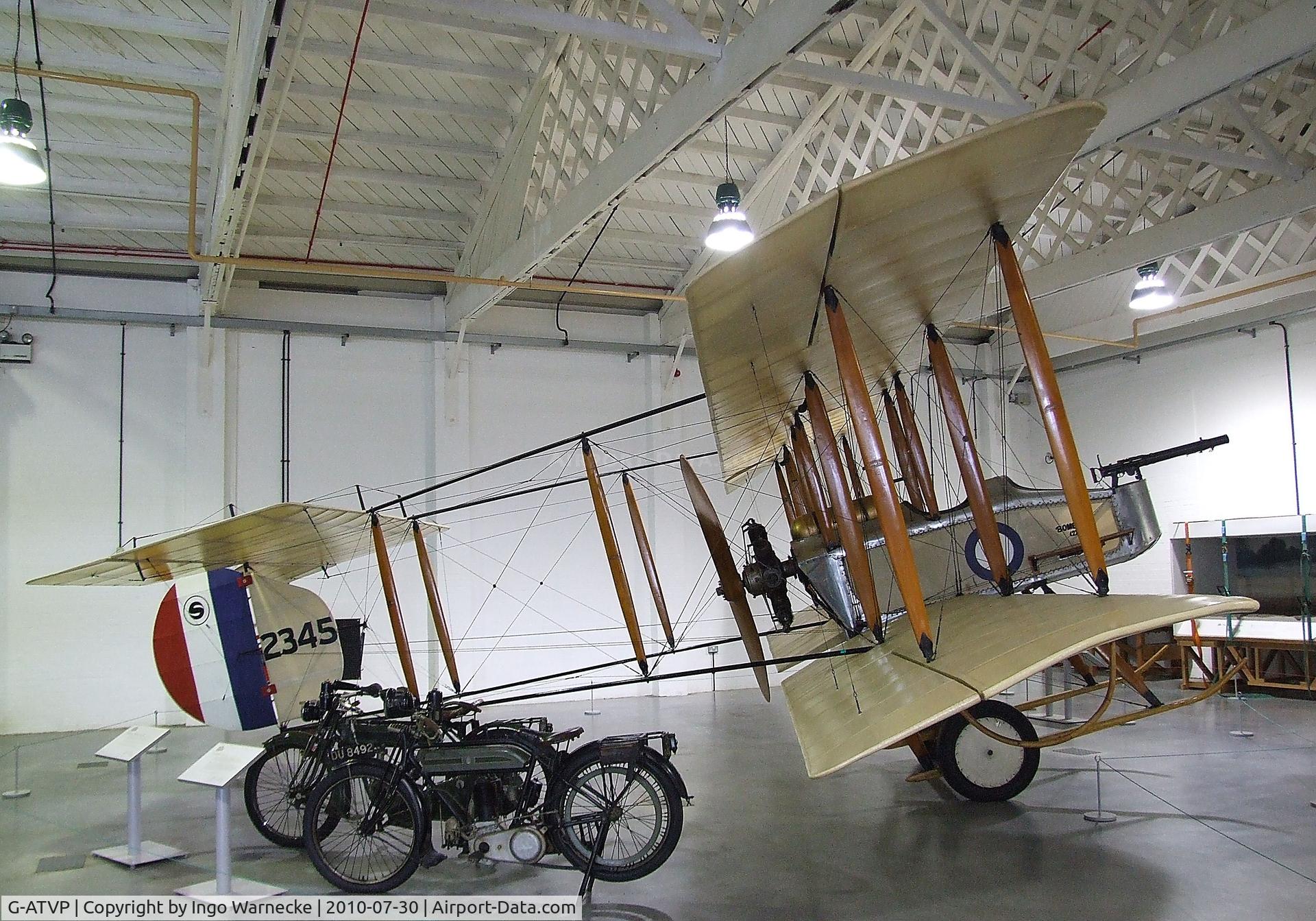 G-ATVP, 1966 Vickers FB.5 Gunbus (Replica) C/N FB5, Vickers F.B.5 Gunbus replica at the RAF Museum, Hendon
