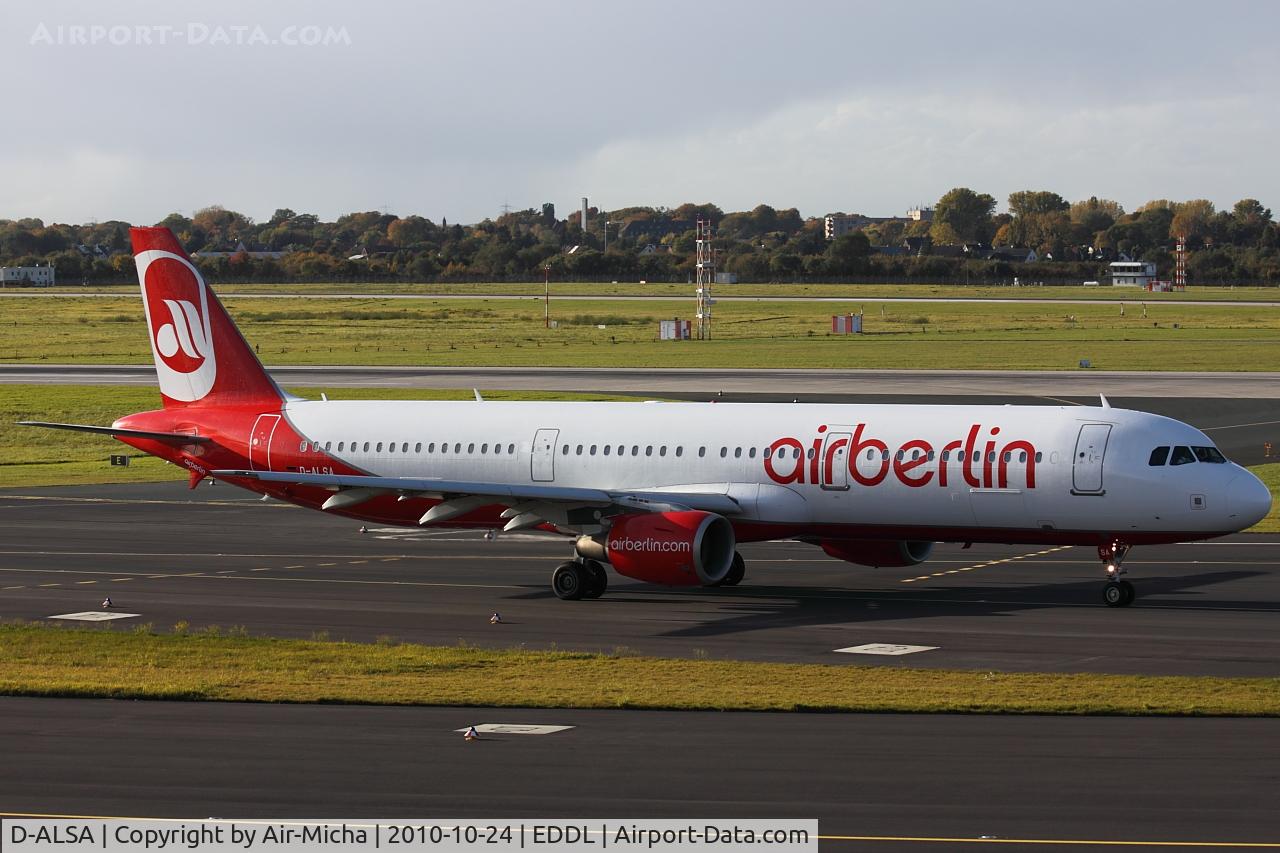 D-ALSA, 2001 Airbus A321-211 C/N 1629, Air Berlin A321