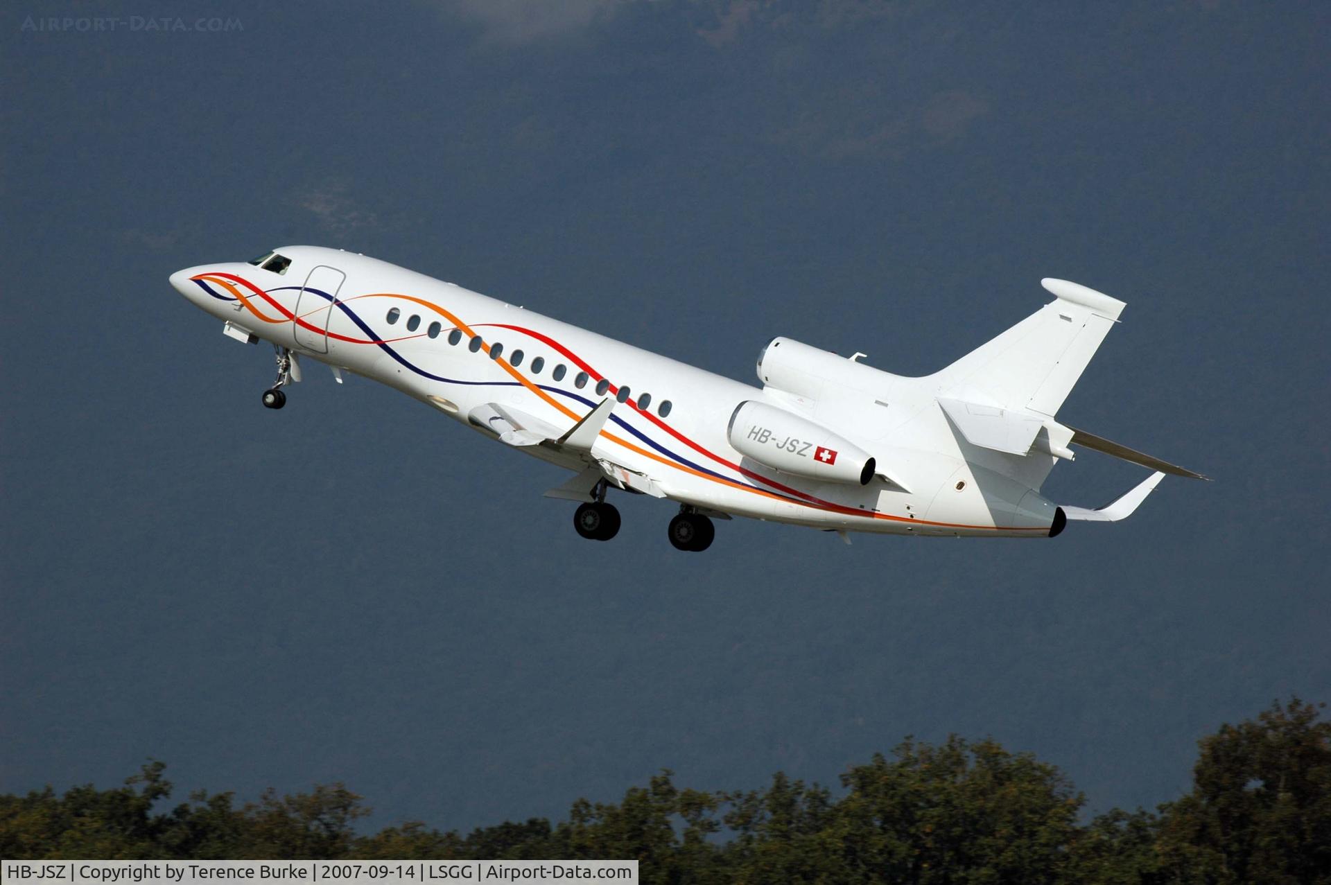 HB-JSZ, 2007 Dassault Falcon 7X C/N 004, Geneva