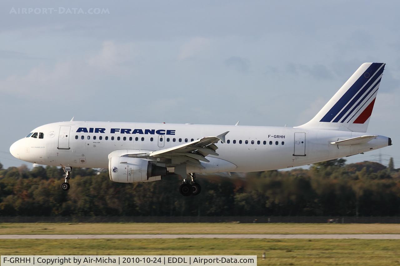 F-GRHH, 1999 Airbus A319-111 C/N 1151, Air France A319